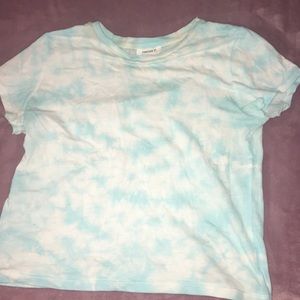 Cropped tye-dye t-shirt from Forever 21